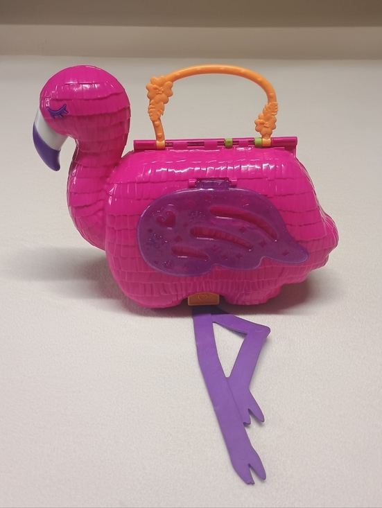 Mattel Other - Mattel Polly Pockets Pink Flamingo Shaped Toy Purse